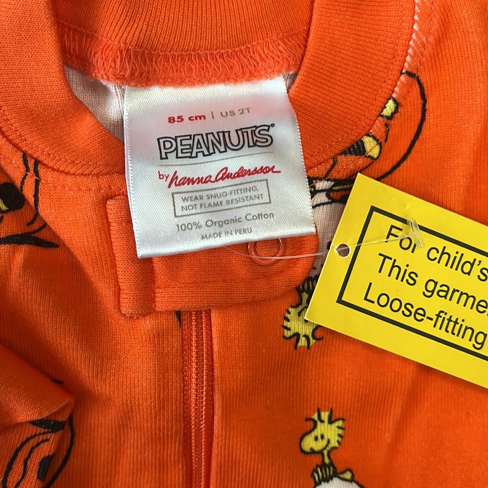 NWT Snoopy Halloween pjs - Picture 3 of 3